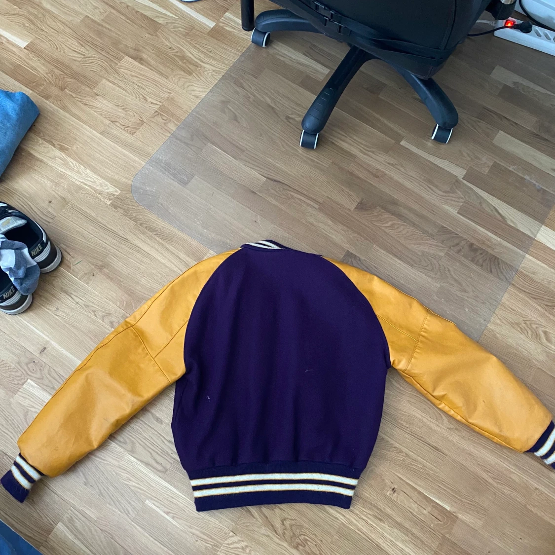  Varsity jacket yellow and Purple  - 90