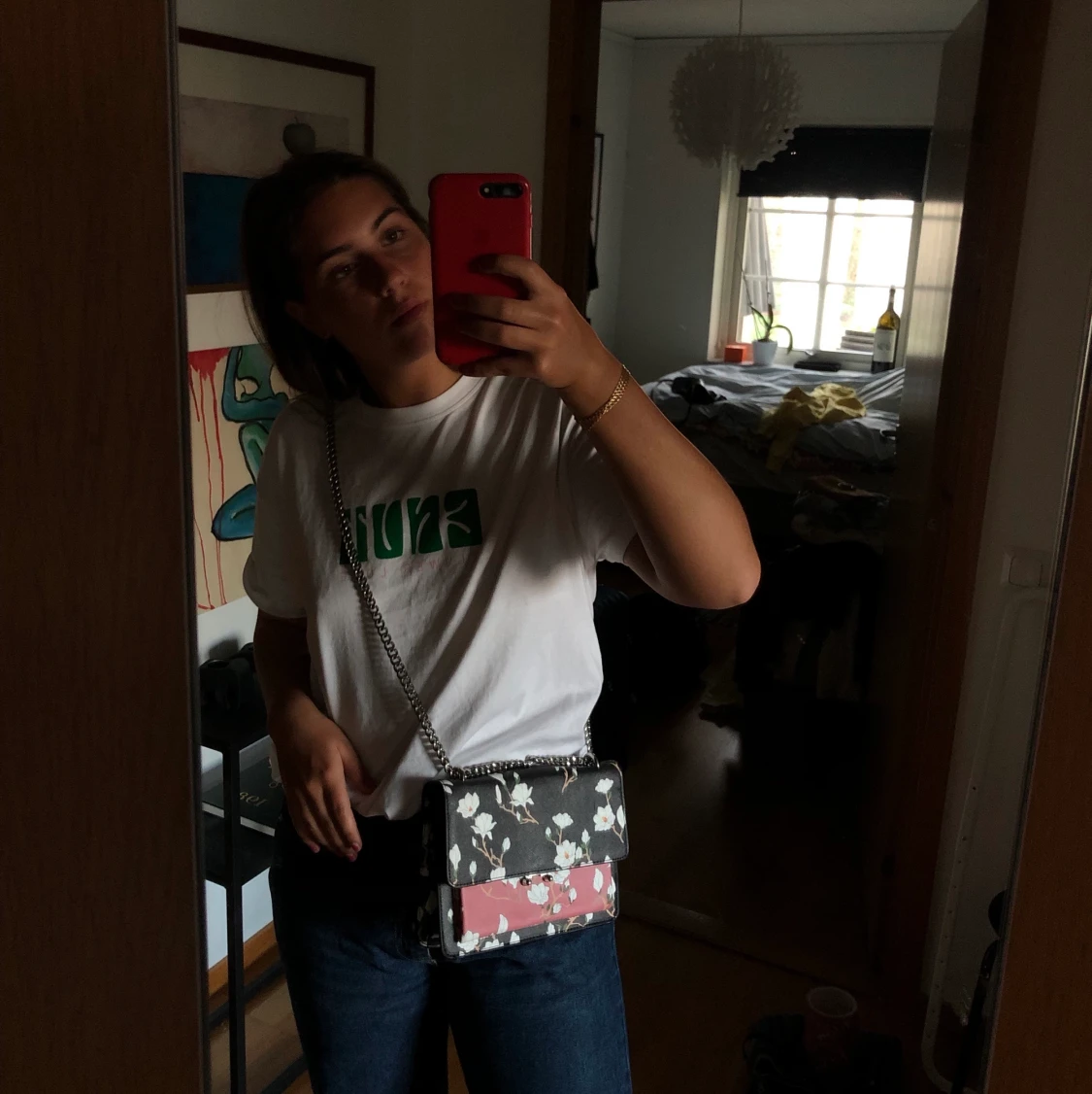 Mönstrad väska  - 90