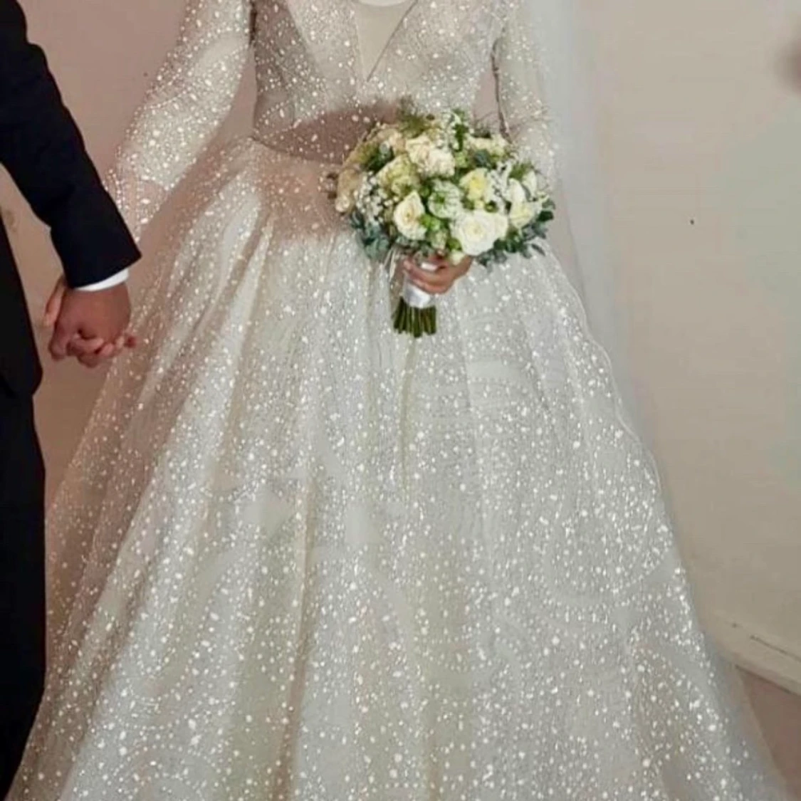 Brudklänning str S - 90