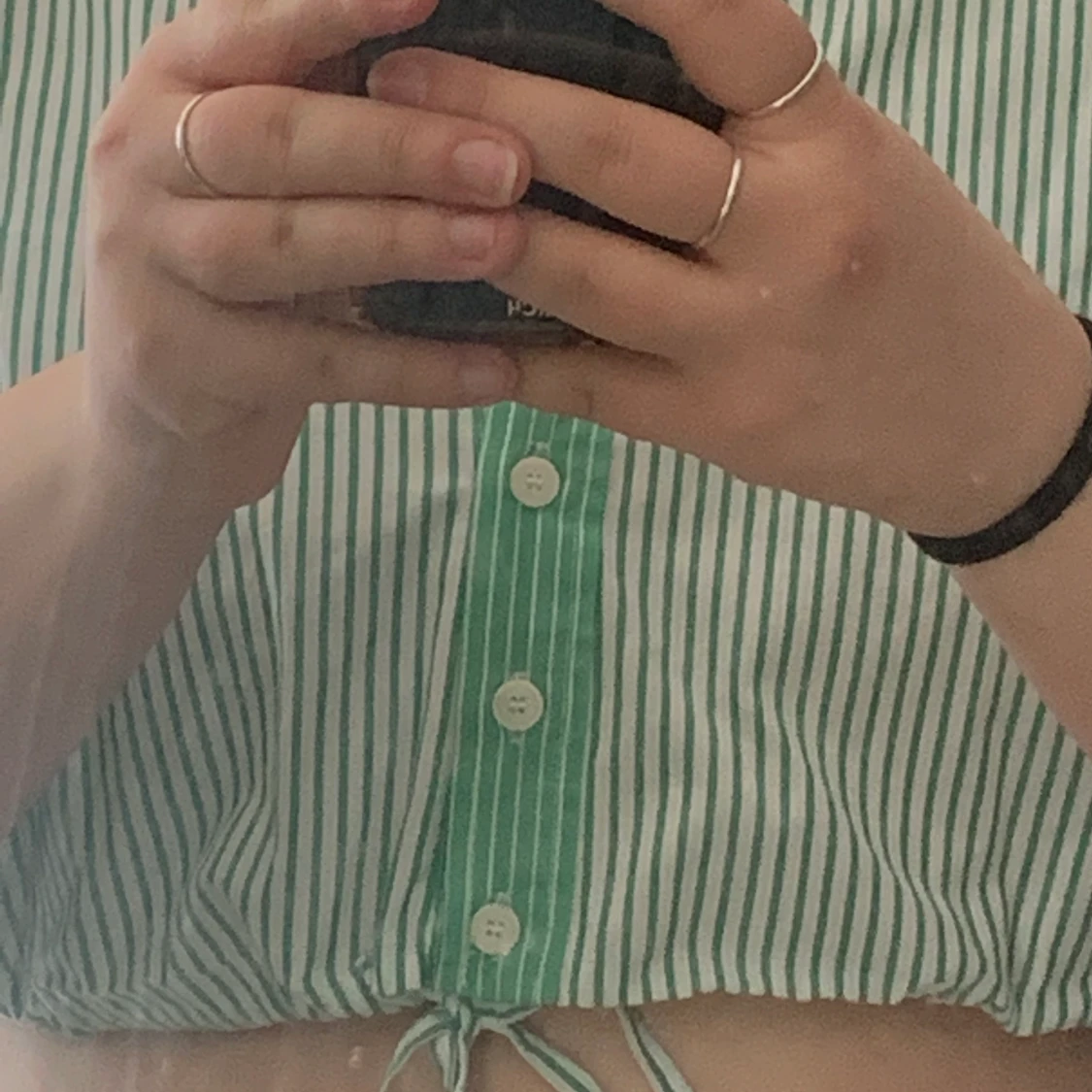 Cropped skjorta  - 90