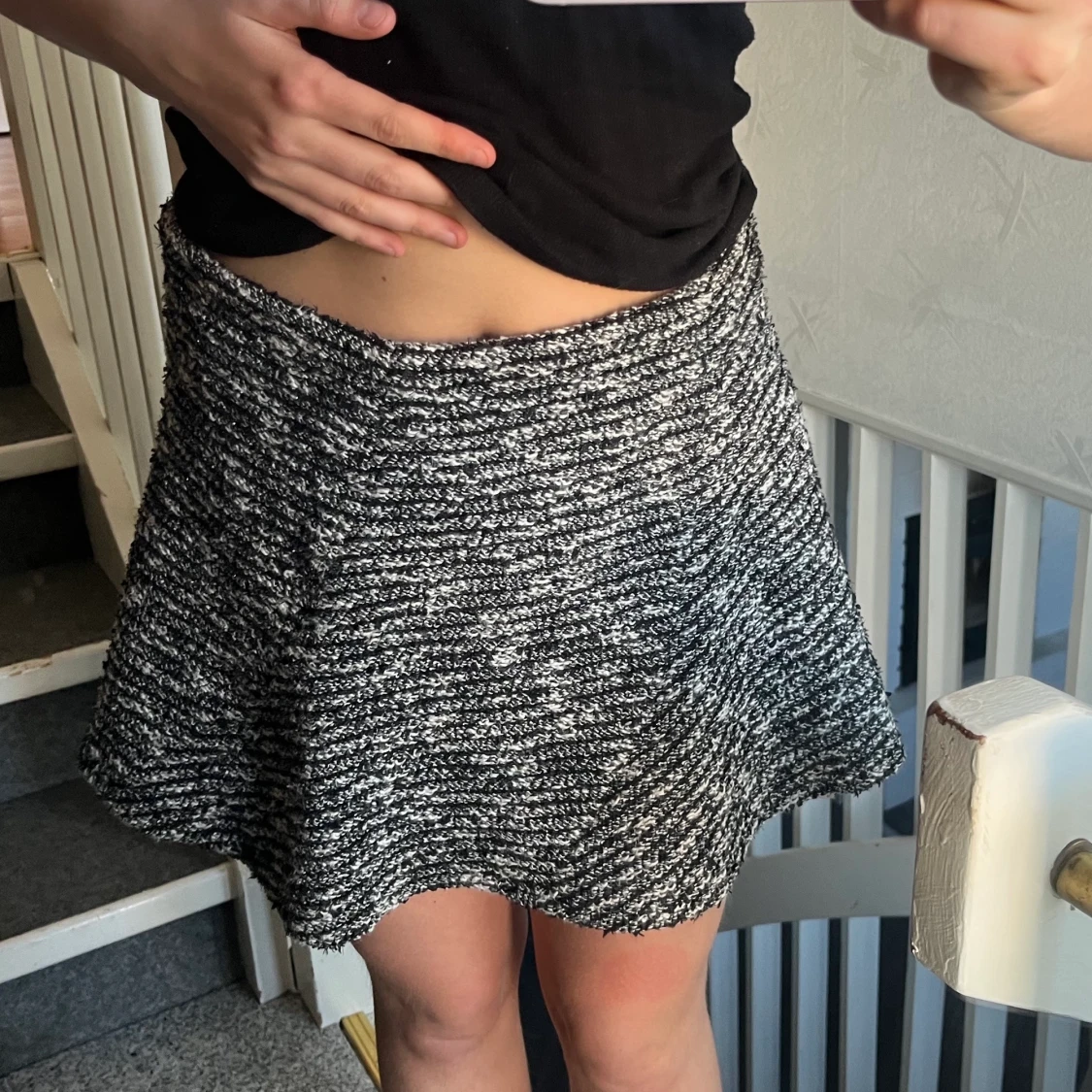 Söt stickad kjol - 90