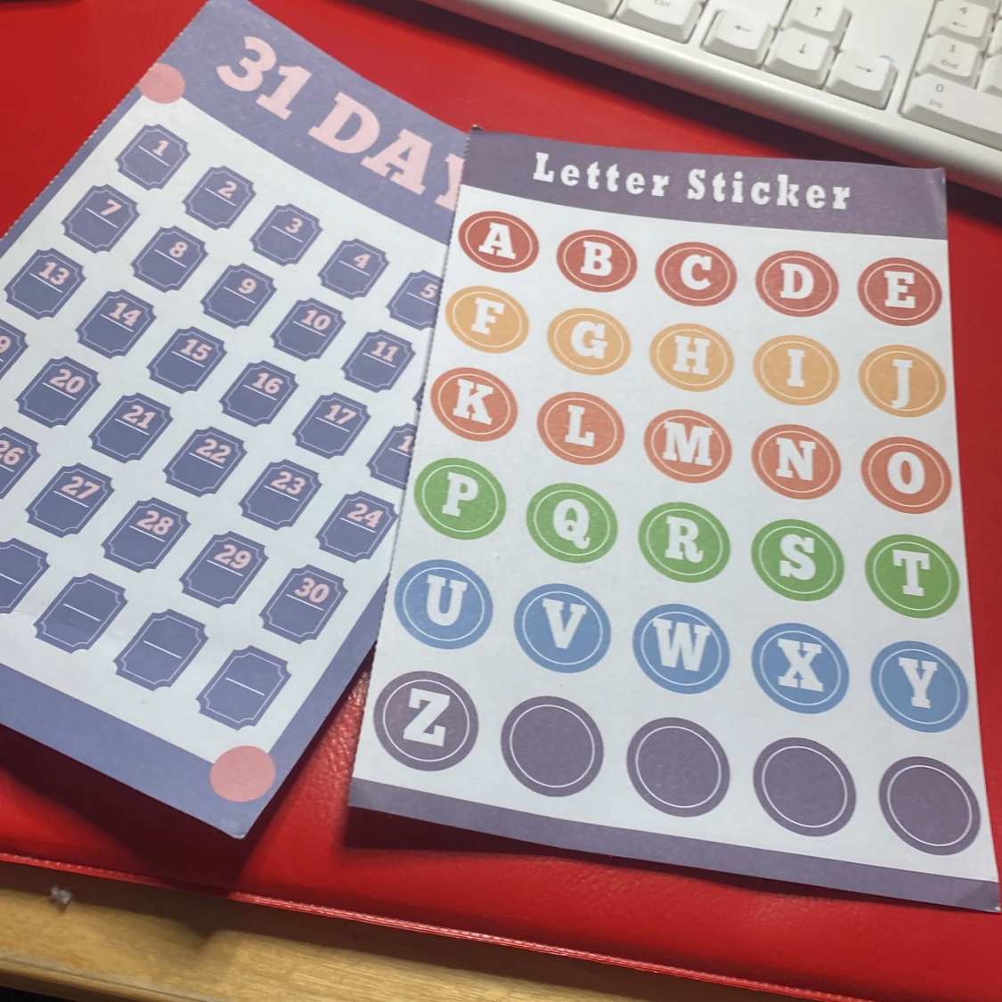 3 ark klistermärken  - 90