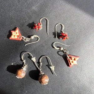 Äkta silver örhängen  - Äkta silver örhängen 3par . 150kr alla 3par 