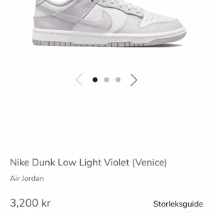 Nike dunks violet - Intressekoll på dessa, använda 1-2 kvällar 