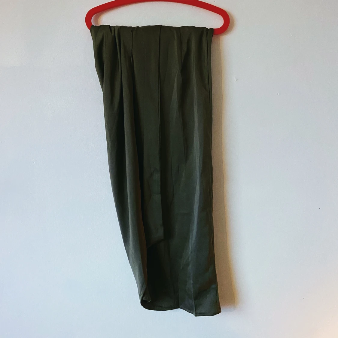 Grön khaki wrapkjol - 90