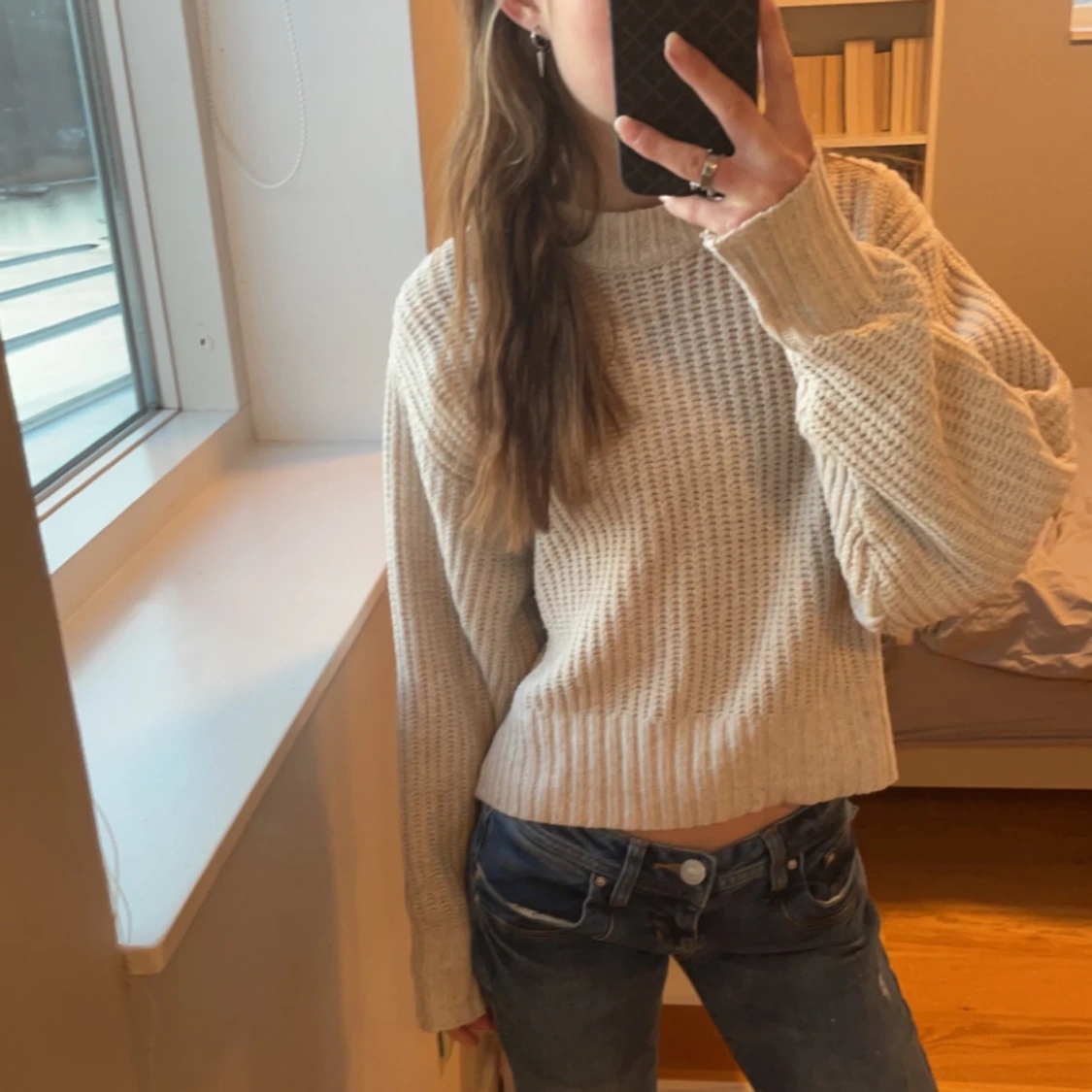 Stickad tröja från monki