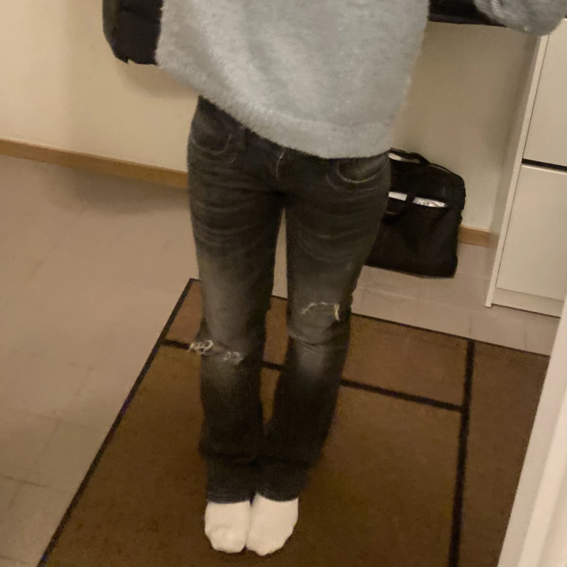 Gråa ltb jeans 