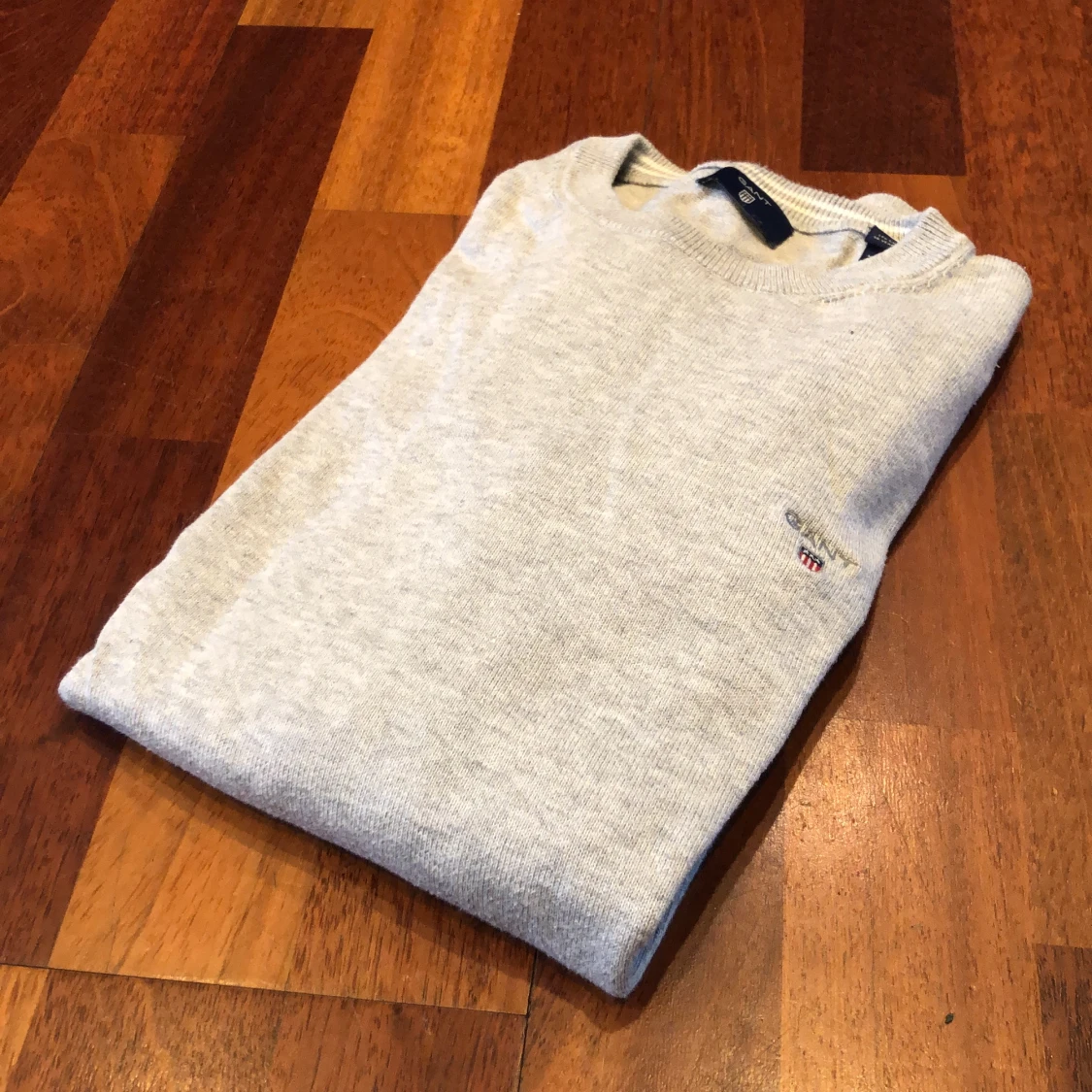 Gant stickad bomullströja