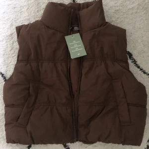 Brun väst croppad - Brun väst croppad från H&M, aldrig använd, lapp kvar