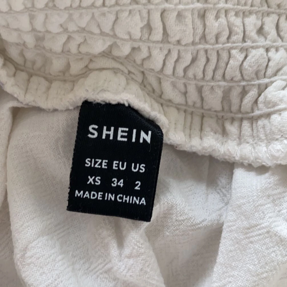 Vit volang kjol - 90