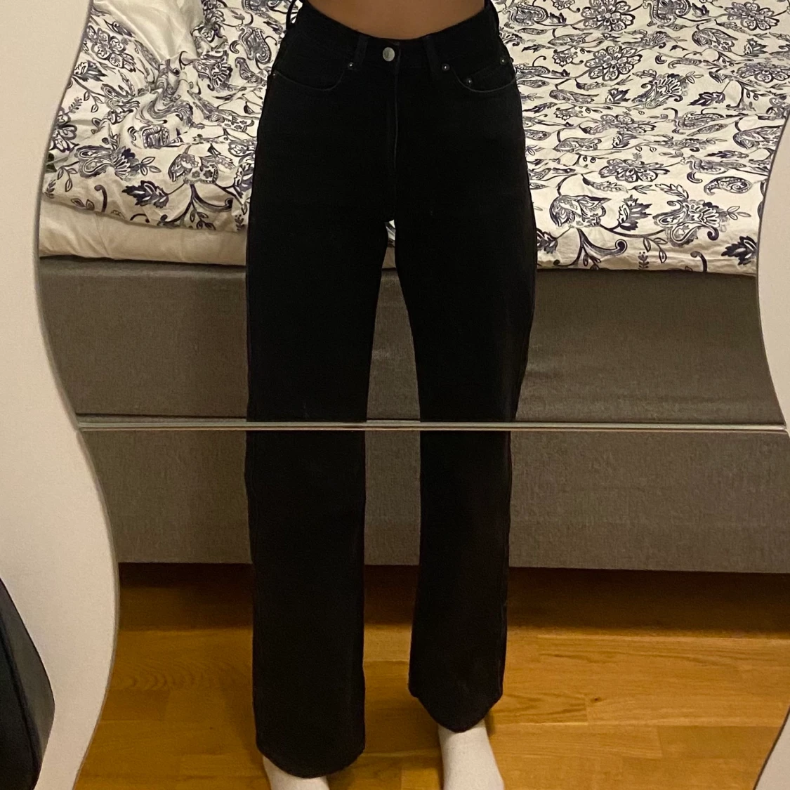 Högmidjade jeans  - 90