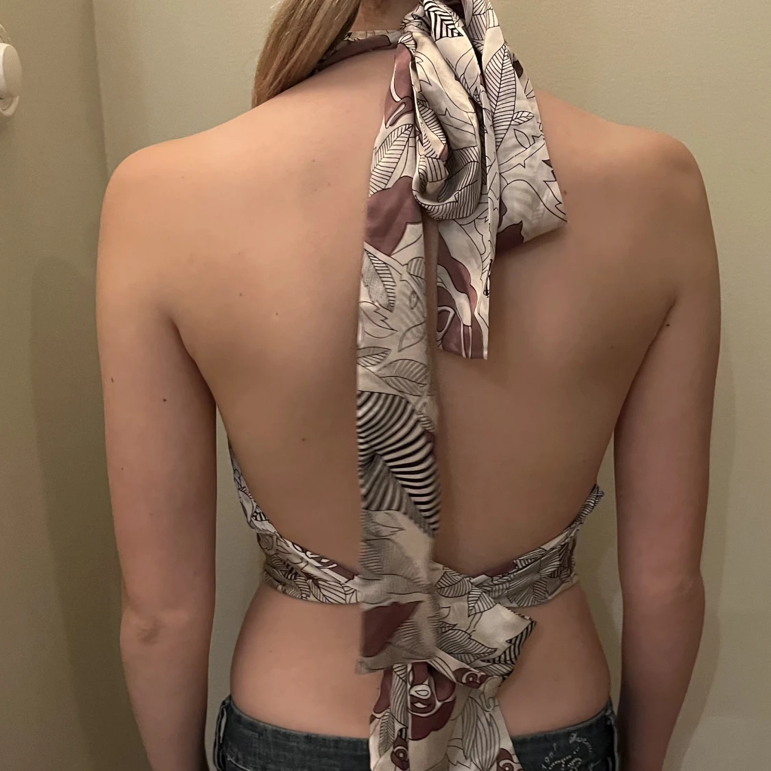 Halterneck topp - 90