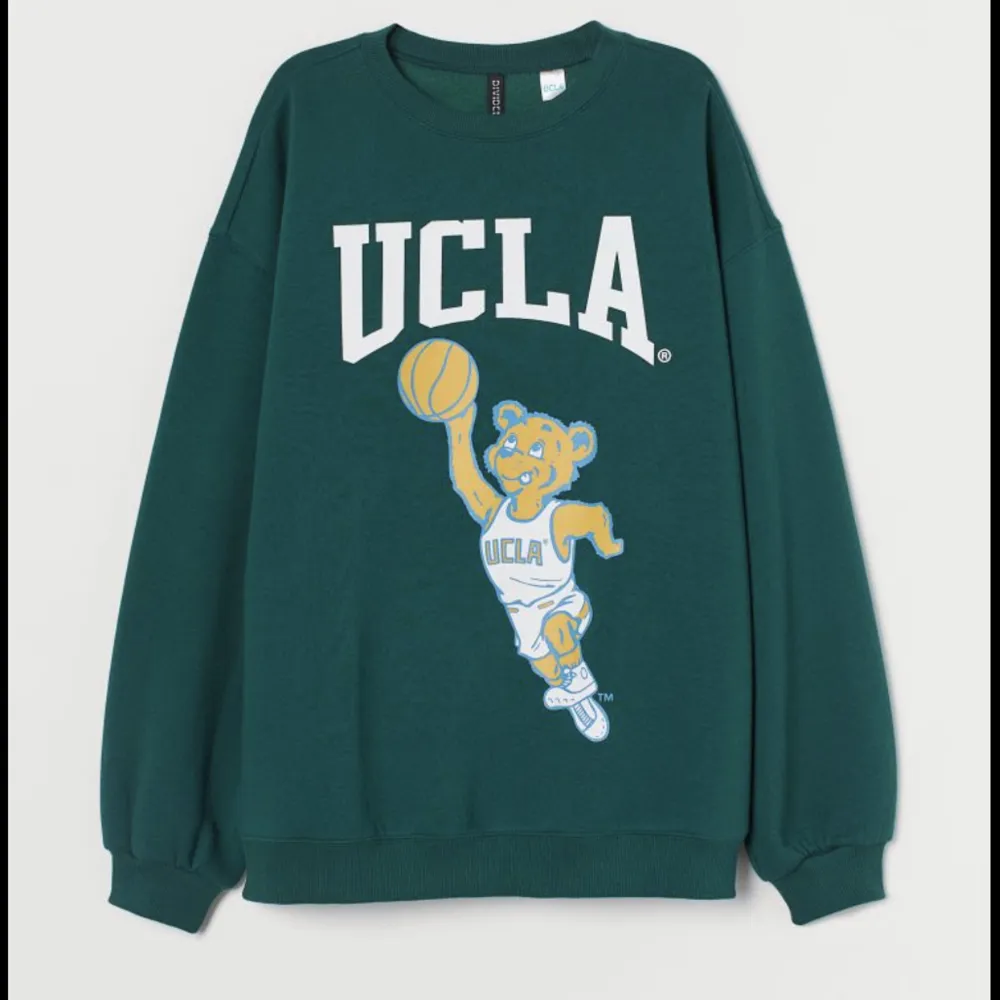 Gullig sweatshirt som bär texten ”UCLA”. Sparsamt använd! 💚 nypris: 249kr . Tröjor & Koftor.
