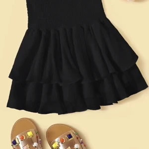 Volangkjol - Svart volangkjol från shein i storlek xs. 50kr+frakt ❤️