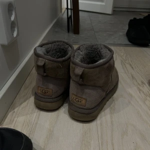 Ugg - Färgen är brun-lila syns konstigt på kameran. Strl 39 i bra skick, impregnerar man blir de ännu bättre. 
