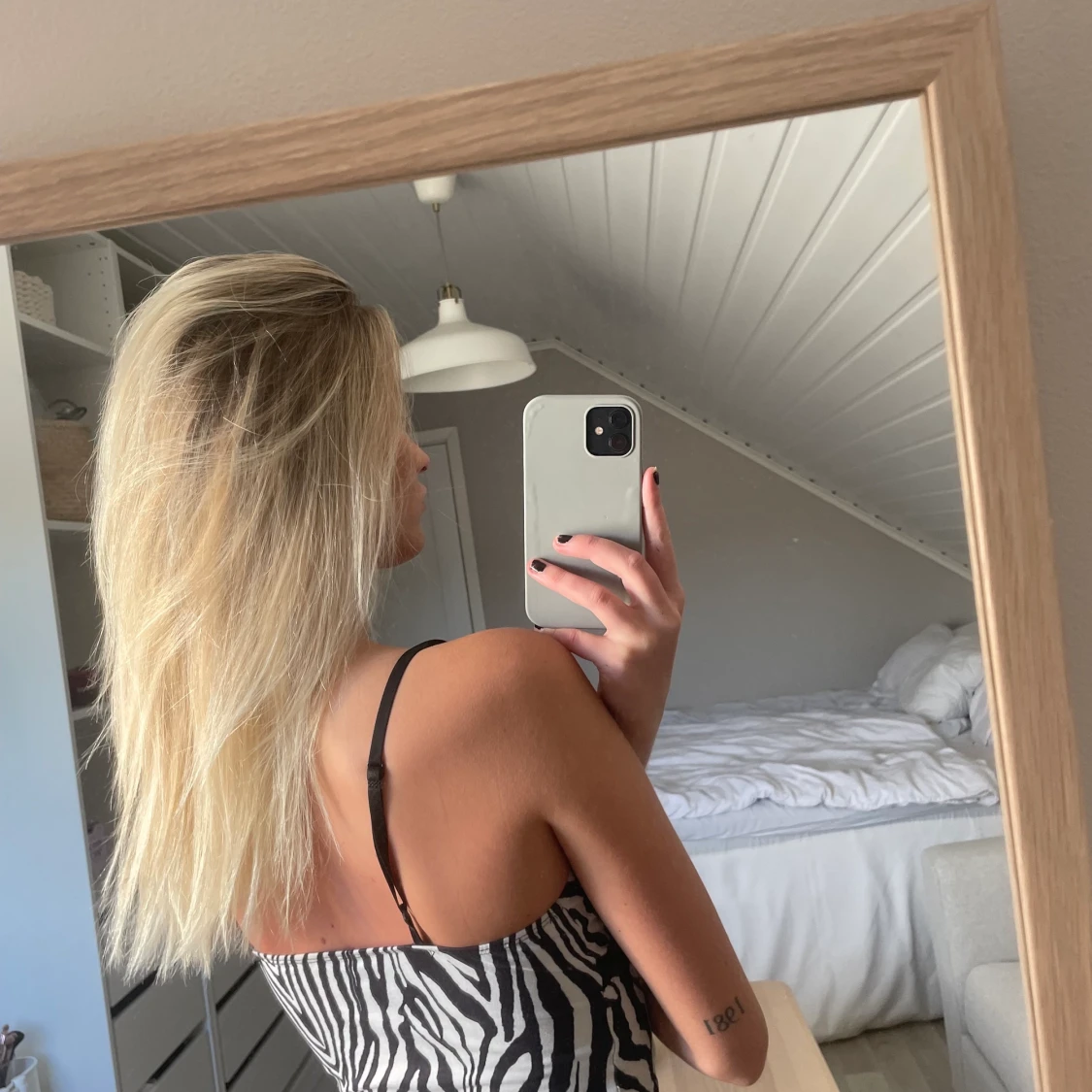 Zebramönstrat linne - 91