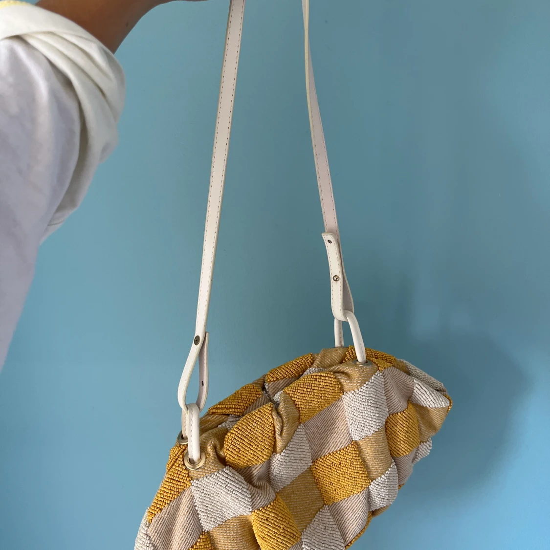 Rutig väska från zara