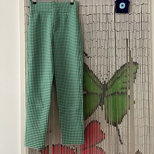 gingham pants  - gingham slim fit pants 💚 (matching top available on profile - lmk if u wanna buy as a set)