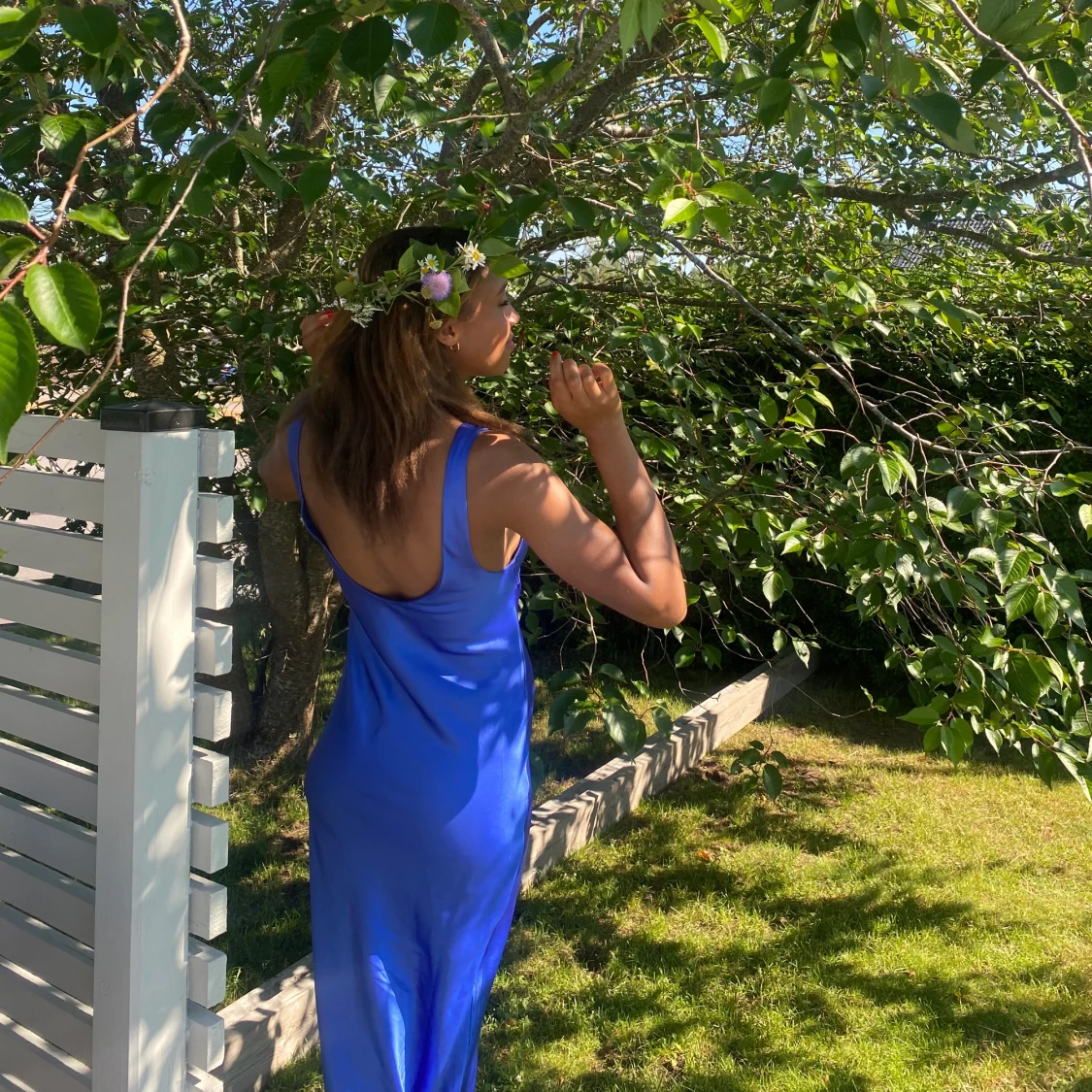 Blå klänning  - 91