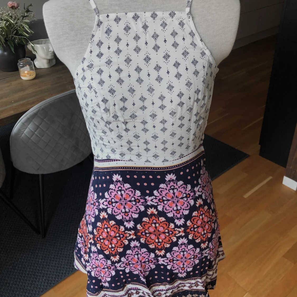 Klänning i mönster  - 90