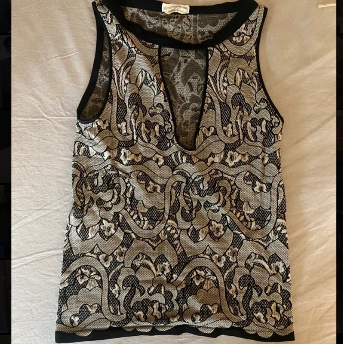 Y2k typ halterneck topp - 90