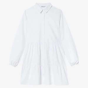 Skjortklänning  - Jättefin vit skjortklänning ifrån stradivarius 🤍 