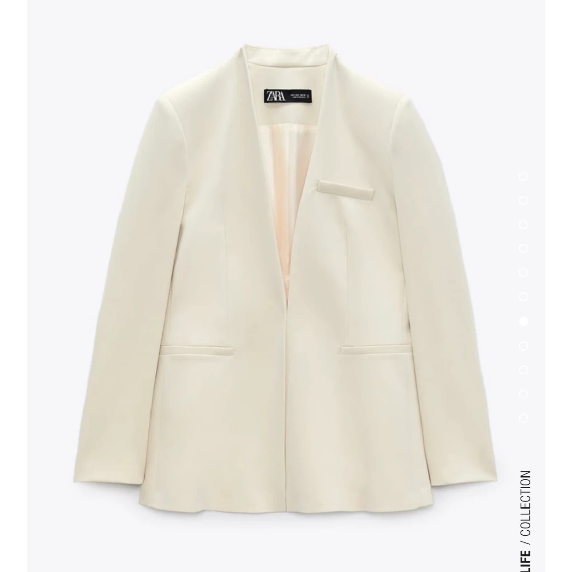 Vit/Beige kavaj  - 90