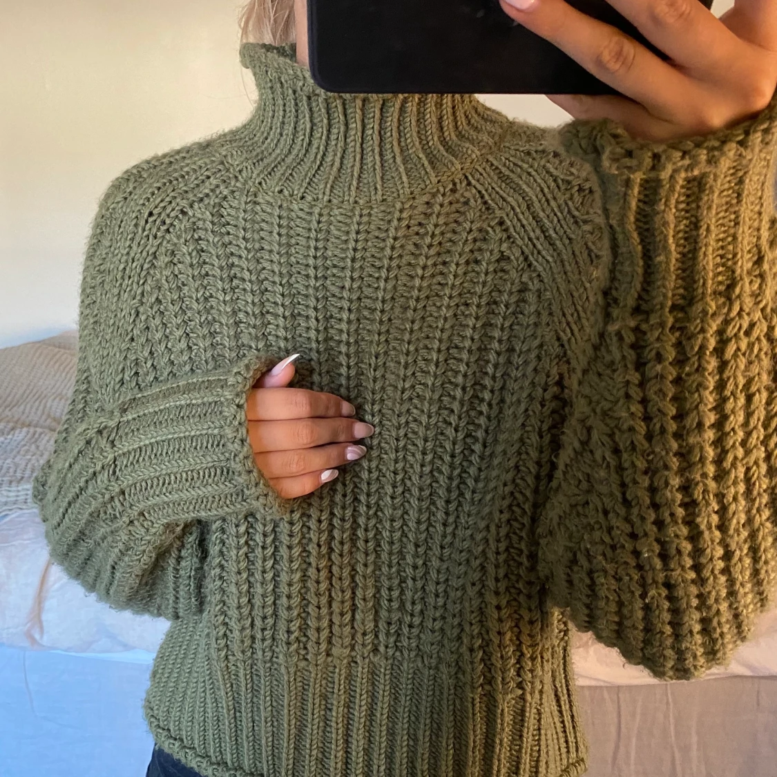 Stickad tröja från H&M