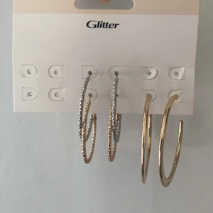 Örhängen - 3 par söta örhängen från glitter som är oanvända! Säljer då jag har för många💓 priset är för alla 3