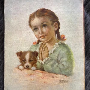 Vacker tavla  - Vacker tavla/ målning. Köpt secondhand så är i begagnat skick. Hämtas i Umeå! 