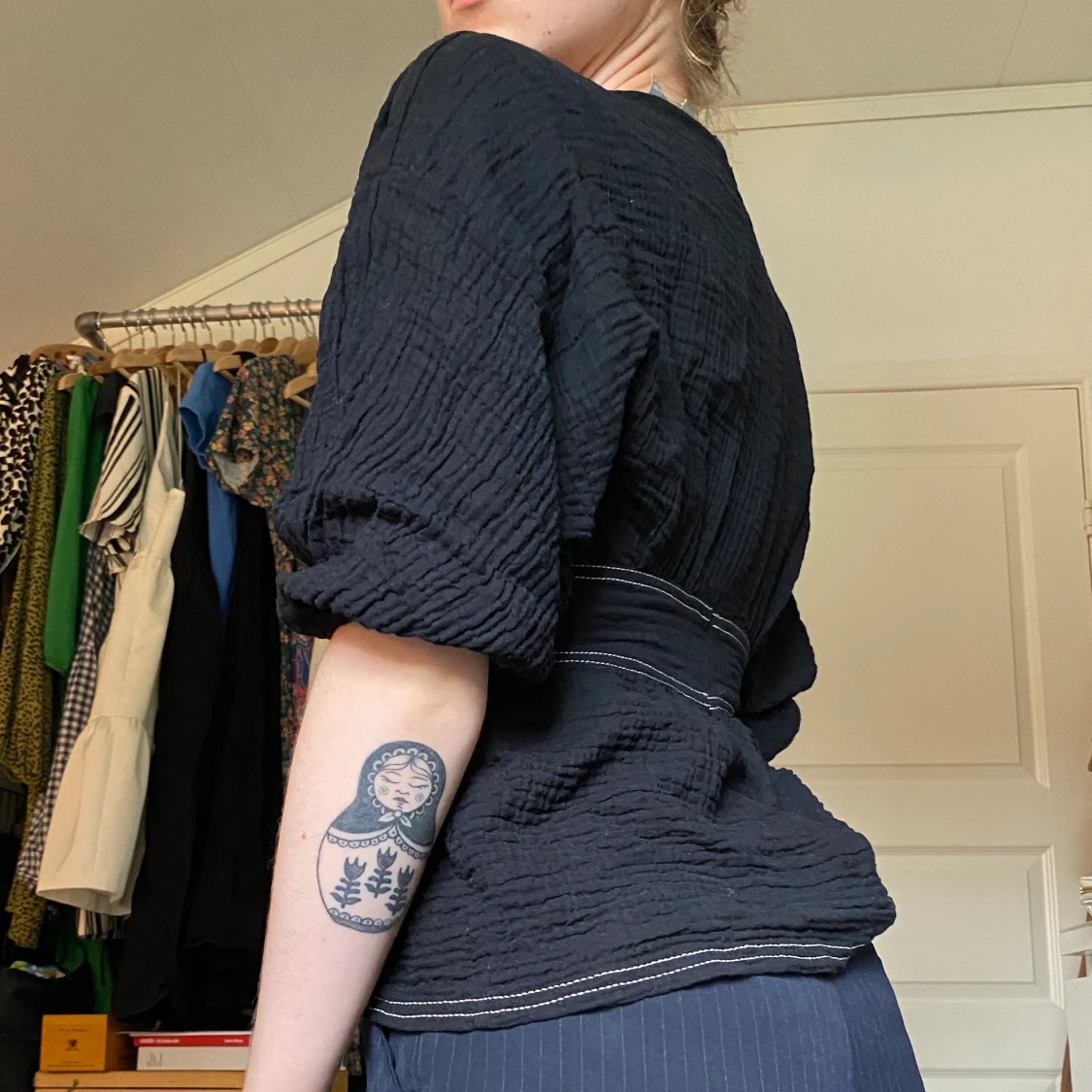 Svart blus från ASOS stl S/M - 90