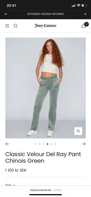 Juicy byxor gröna - Juicy byckor storlek xxs