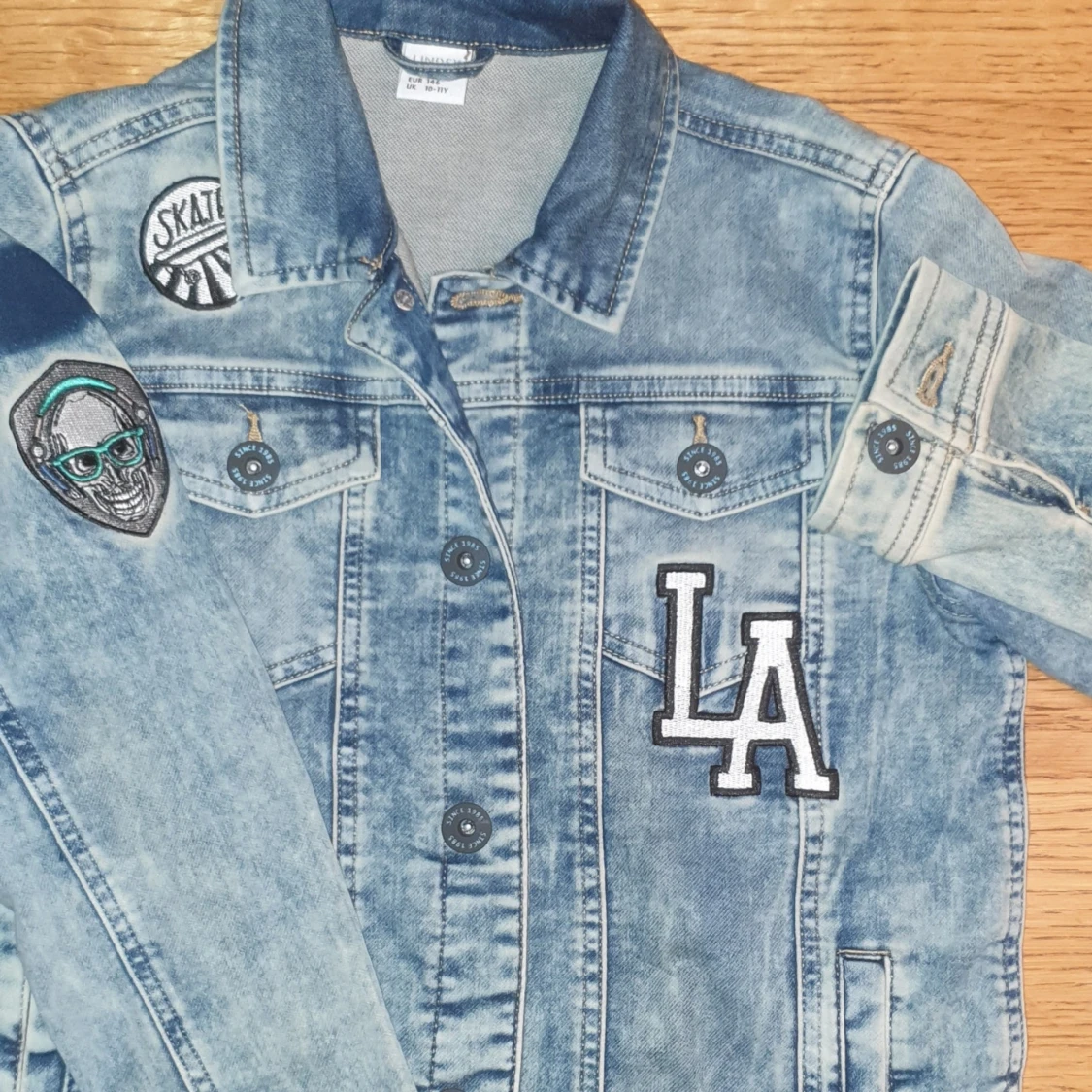 Jeansjacka i mjuk stretchbomull - 90