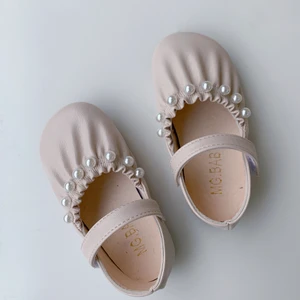 Pearl Mary Jane  - Size: EUR22/ 13cm insole  Color: Pale Pink  Material: PU leather  Condition: 100% brand new  