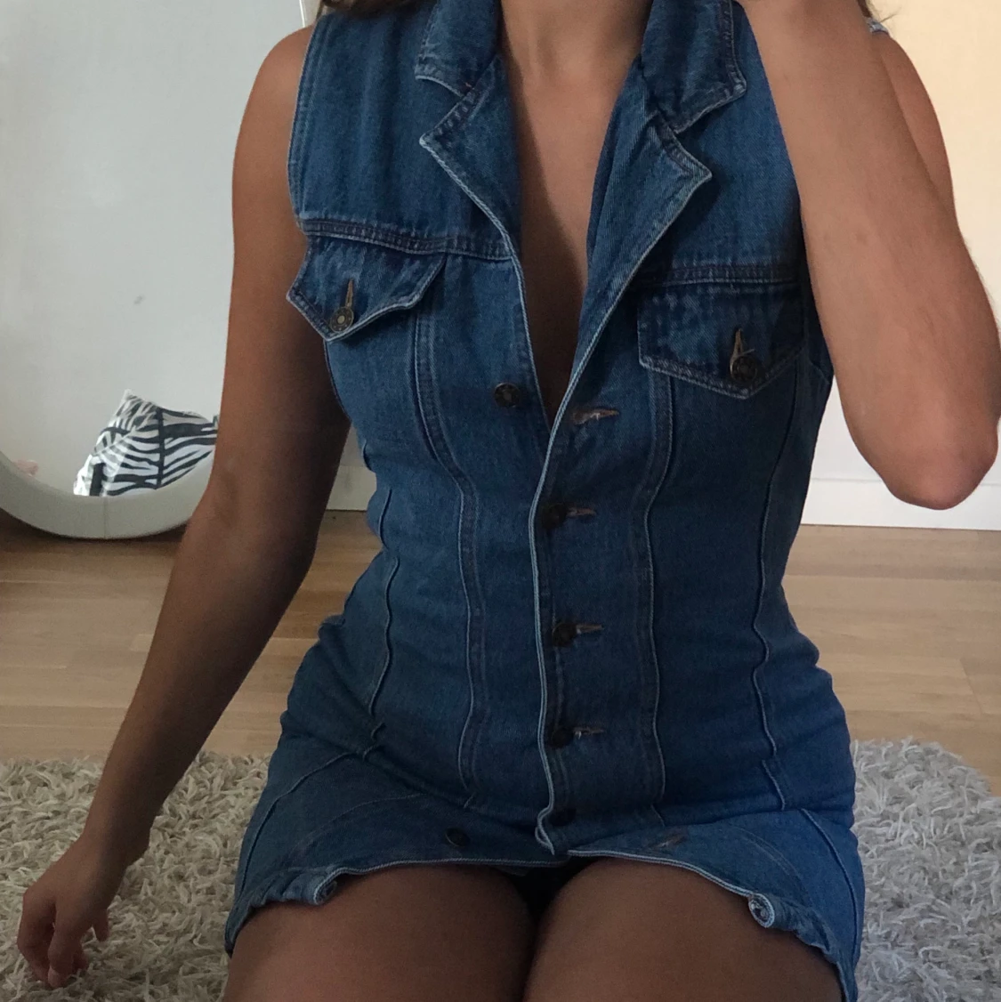 Jeans klänning/väst 