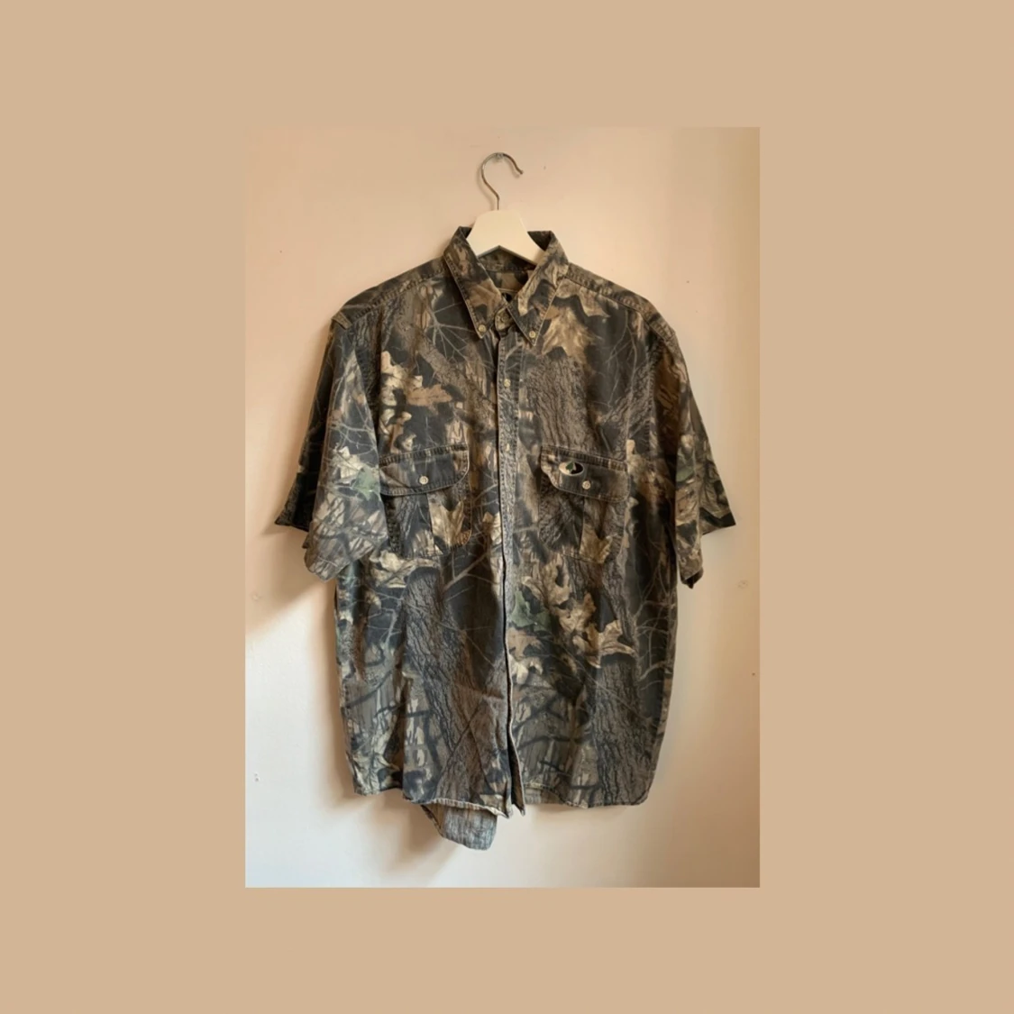Real Tree Camouflage Short Sleeve Button Down - 90
