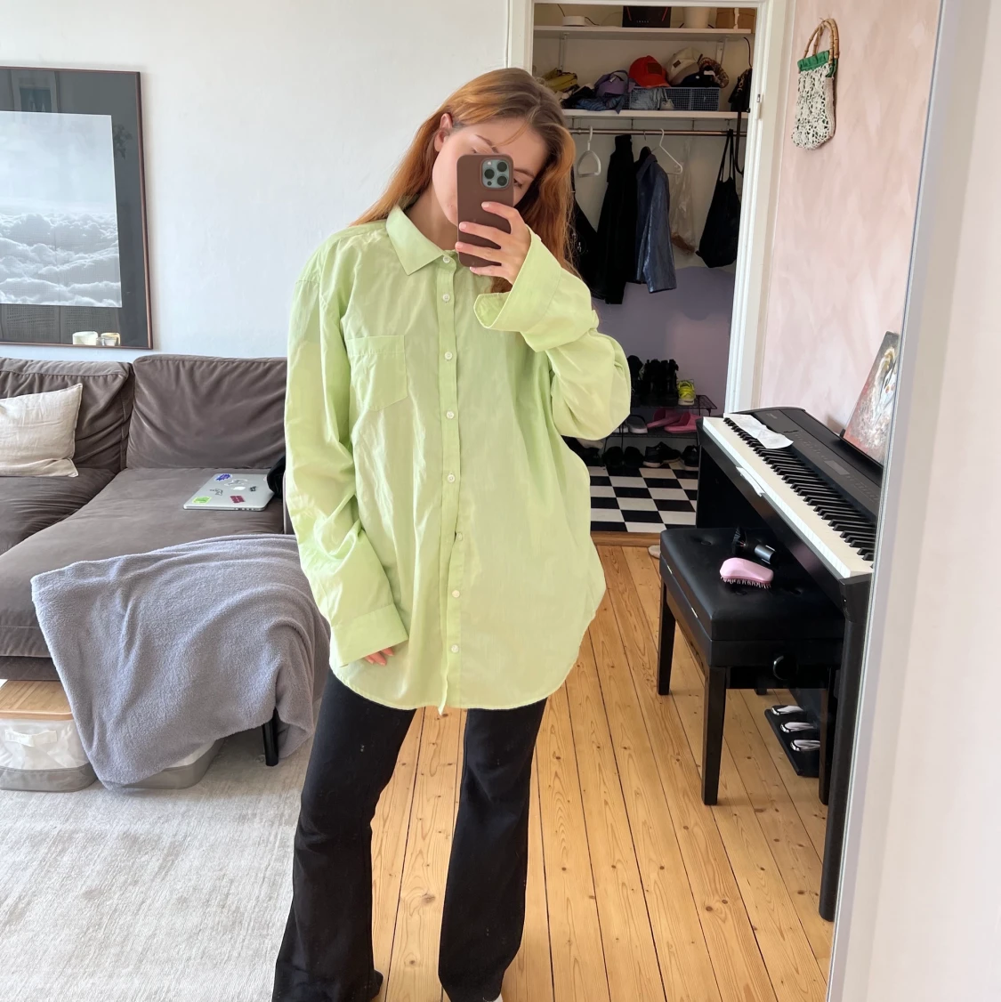 Oversized skjorta - 91