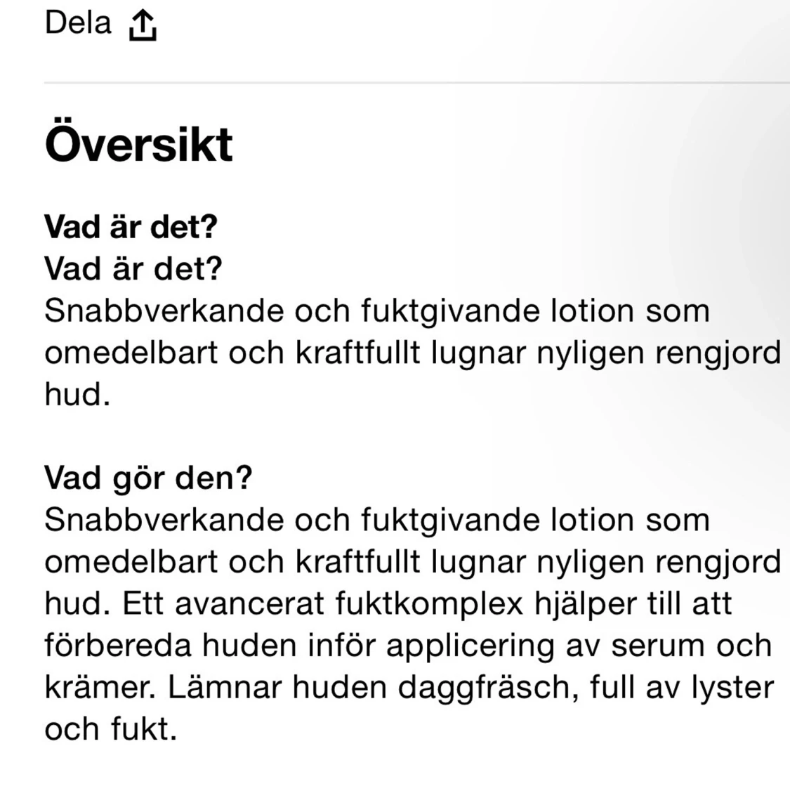 Clinique moisture lotion - 90