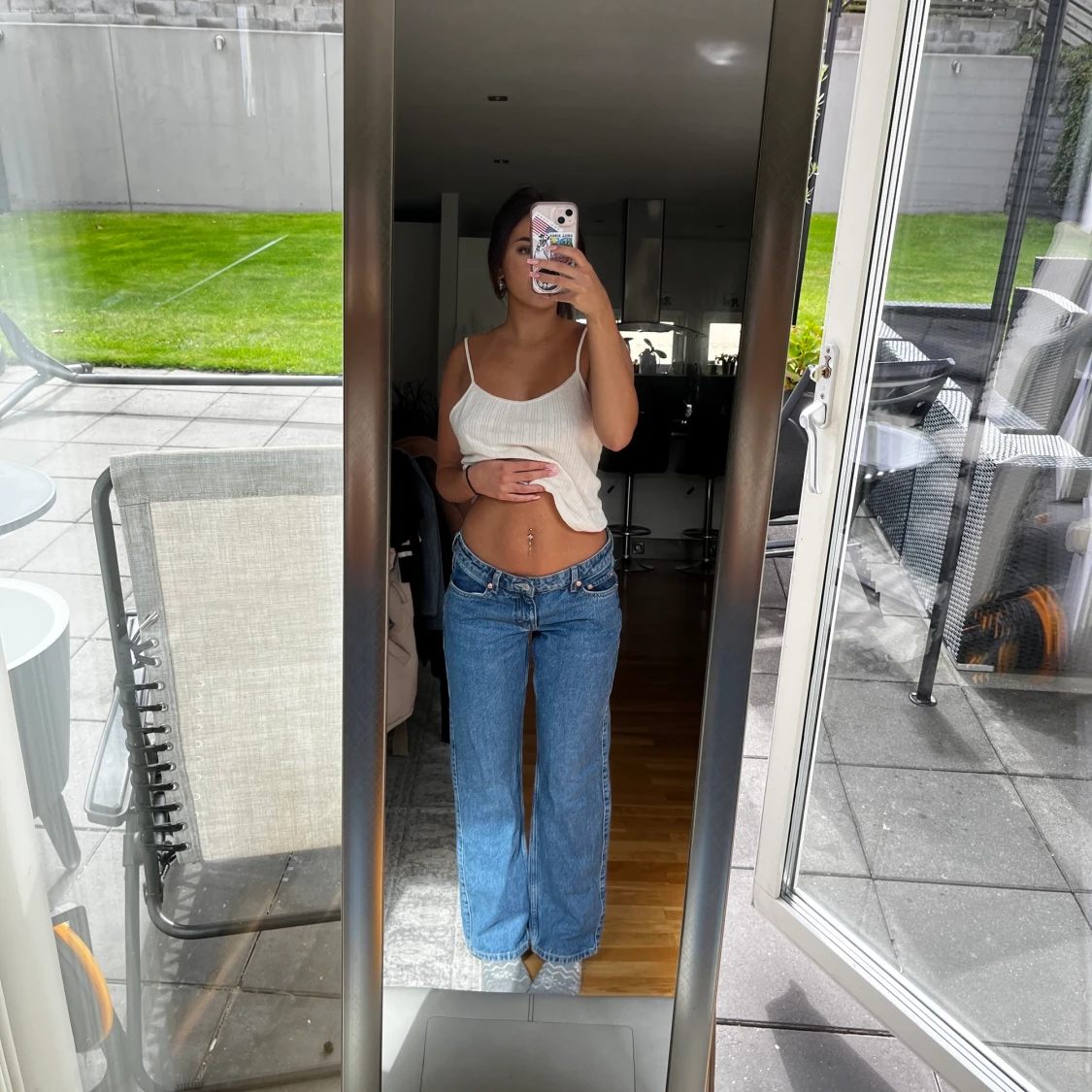 Lågmidjade jeans - 90