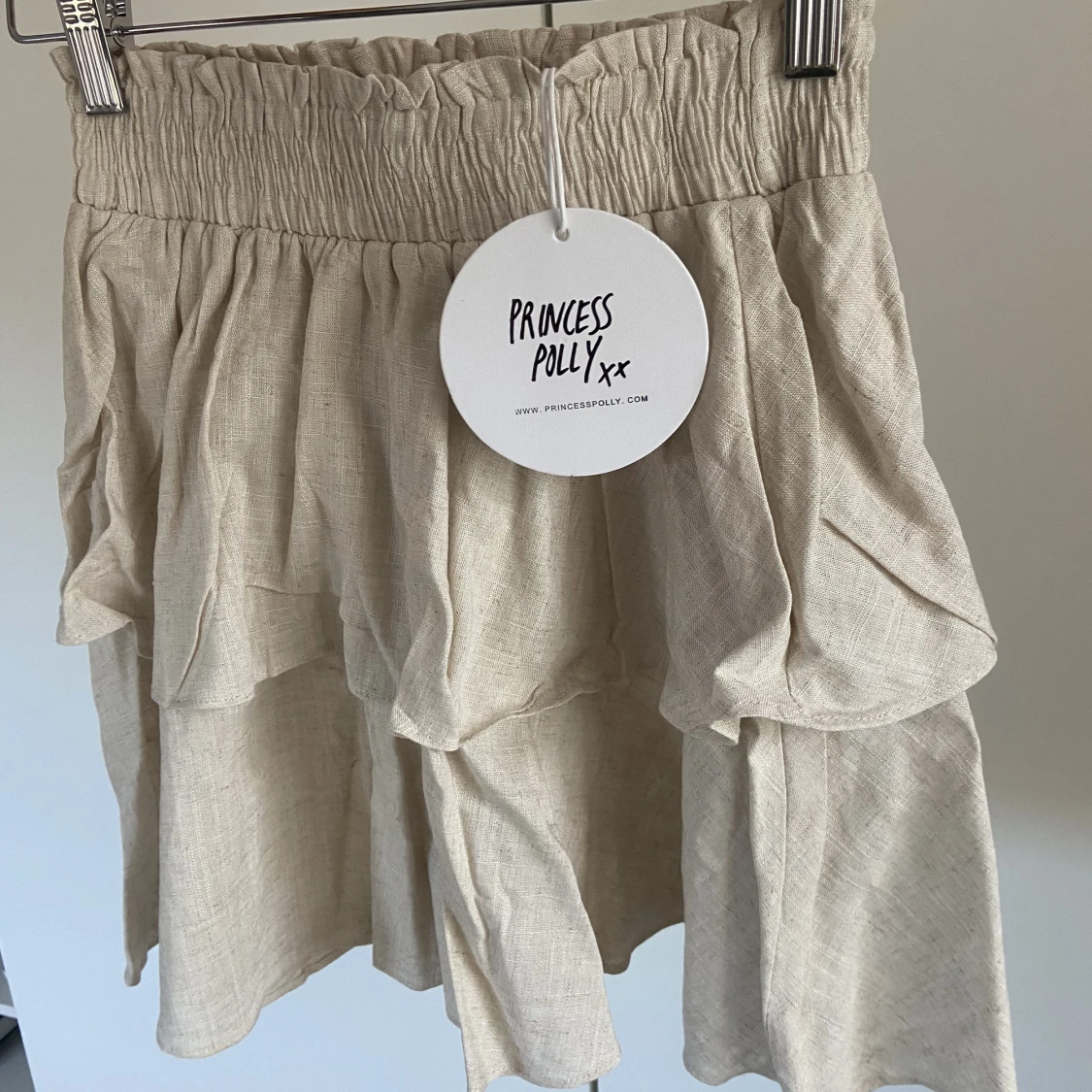 Beige volangkjol - 91