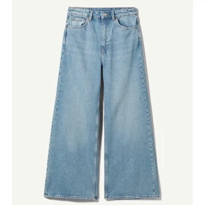 Ace High Wide jeans - Byxor från weekday i modellen Ace och färgen ’Air Blue’. Inte använda mycket alls, mycket bra skick