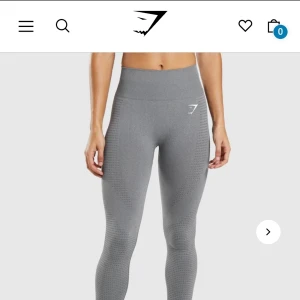 Thights gymshark  - Grå thights från gymshark i storlek xs, använda kanske 2 gånger så i princip nyskick  (Ordinarie pris 549kr) 