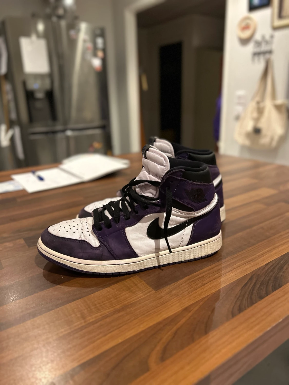 Jordan 1 court purple 