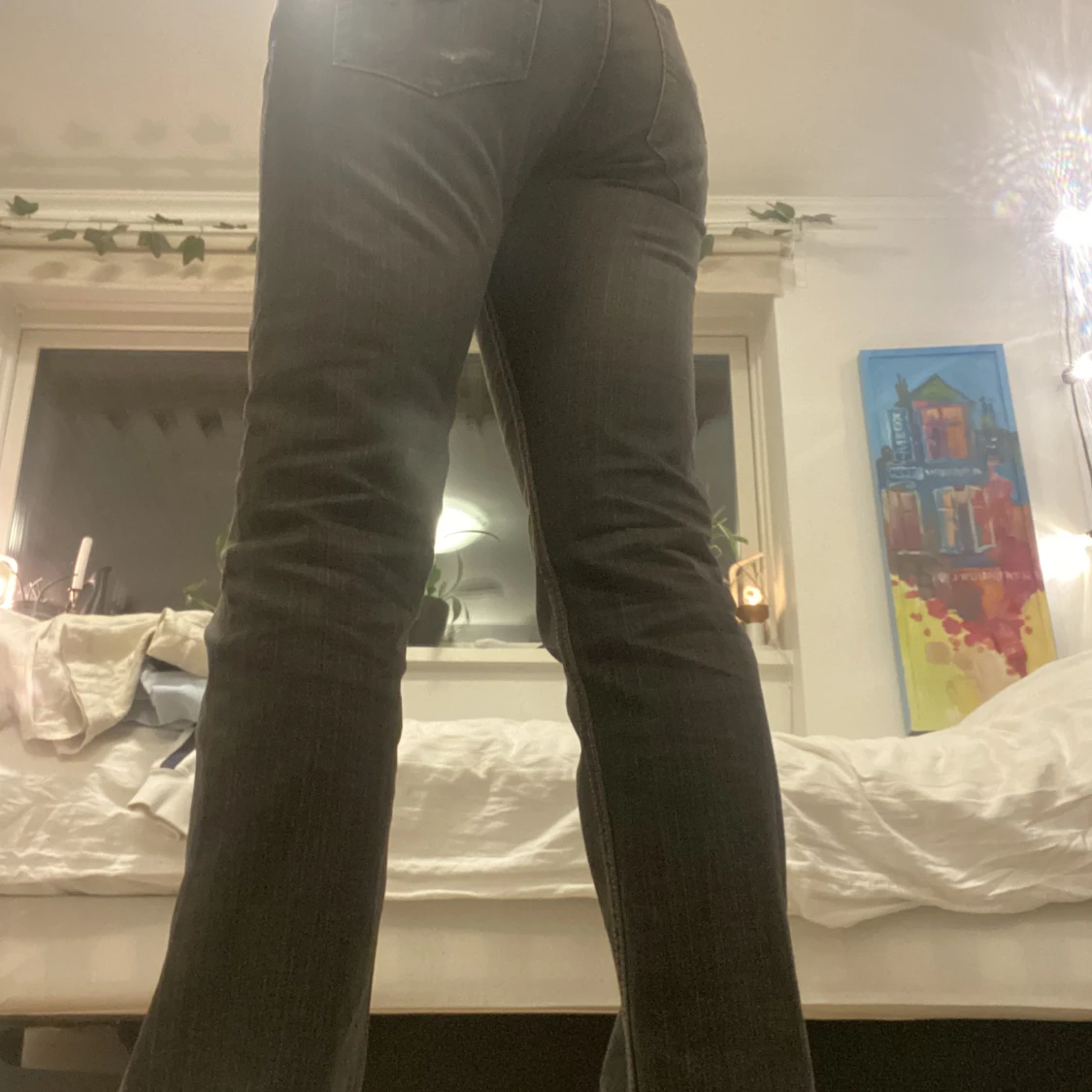 Svartgråa jeans - 91