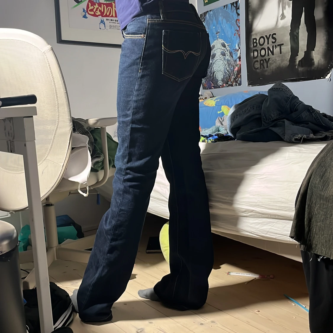 Lågmidjade jeans  - 90