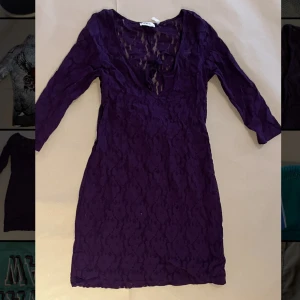Klänning Bon Prix Collection  - Mörklila klänning från Bon Prix Collection. storlekslappen finns ej kvar men den passar på en strl M, stretchigt material.