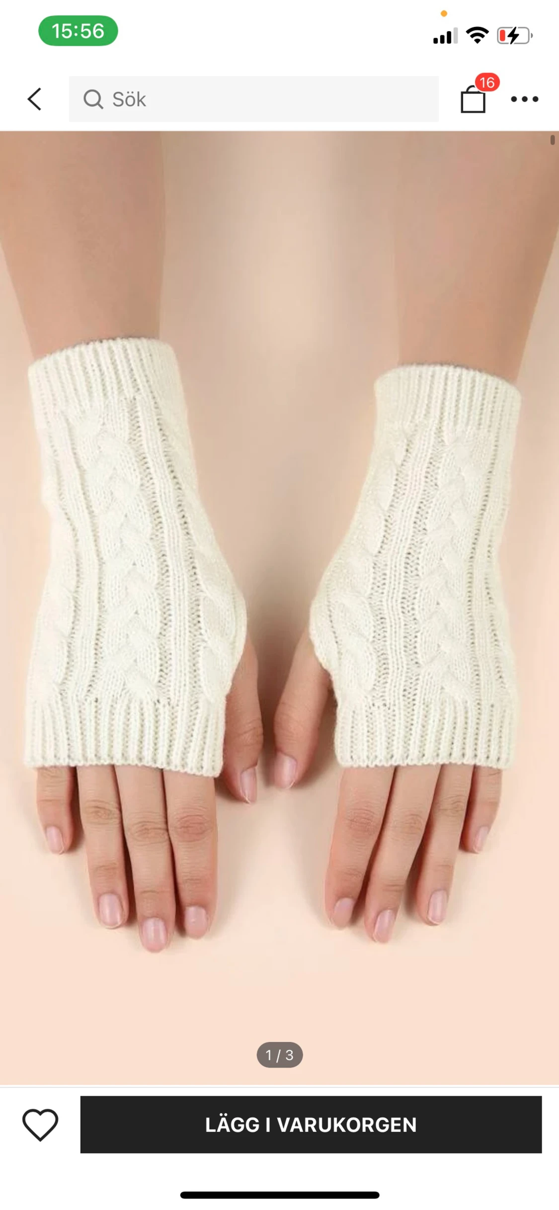 Fingerlösa handvärmare! Fingervantar