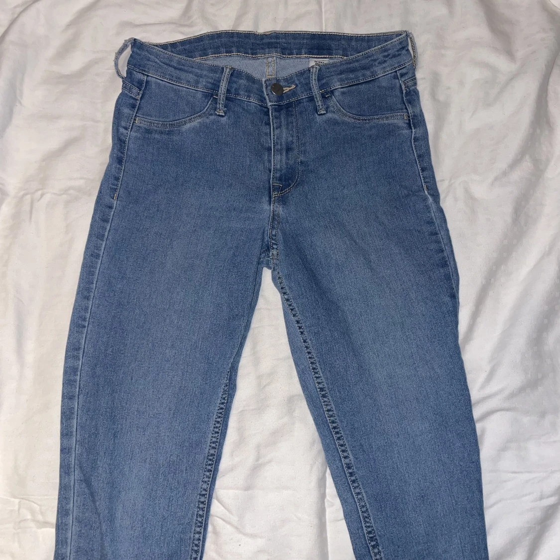 Blåa jeans