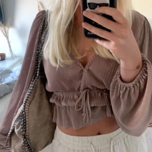 Blus zara rosa - Super fin plisserad blus