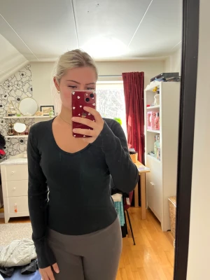 Tröja brandy - Svart/grå ribbad tröja från brandy Melville. Köpt i london i julas och endast använd typ 2 gånger 